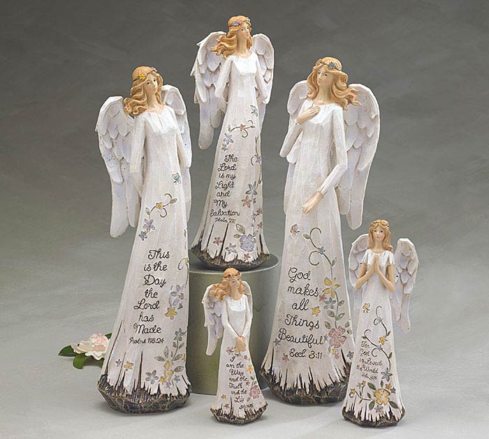 Spring Holy Messages Angel Figurine Set
