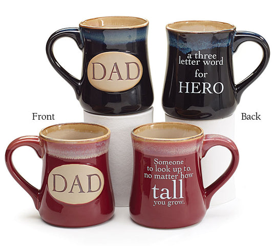 DAD MESSAGES PORCELAIN MUG