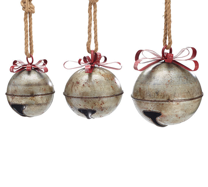 ROUND RUSTIC BELLS THAT HANG