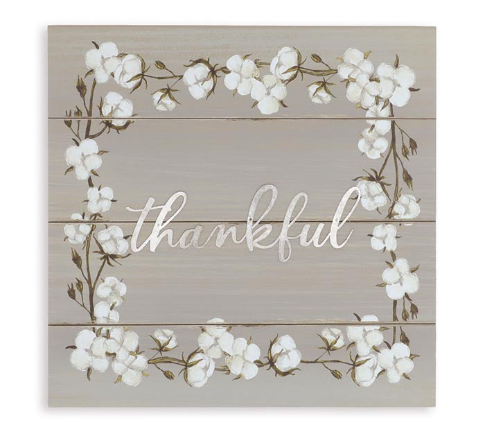 Thankful Wall Hanging with Cotton Border