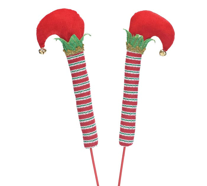 Plush Elf Leg Pick  - Large