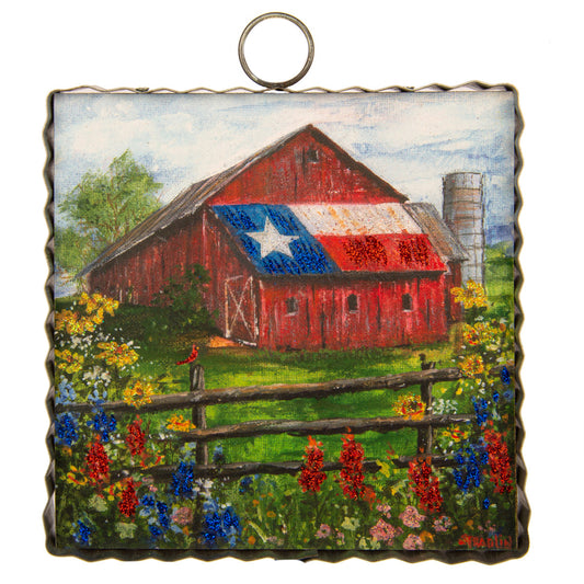Mini Texas Barn Print
