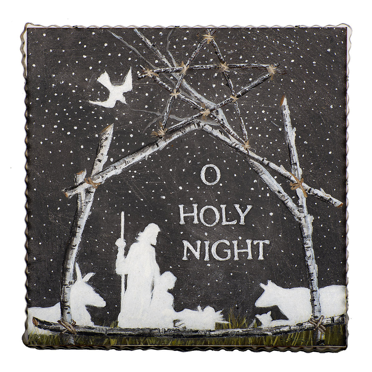 Mini "O' Holy Night" Nativity Print