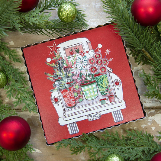 Mini Be Merry Truck Print