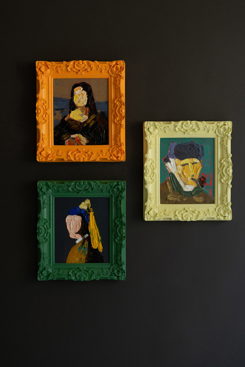 Set of 3 Framed Portraits