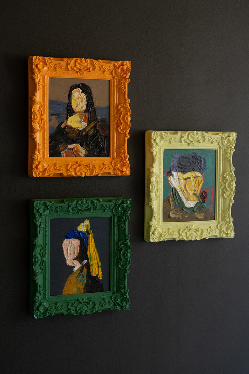 Set of 3 Framed Portraits