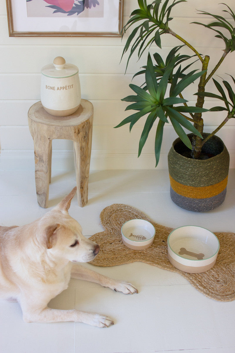 CERAMIC CAT BOWL