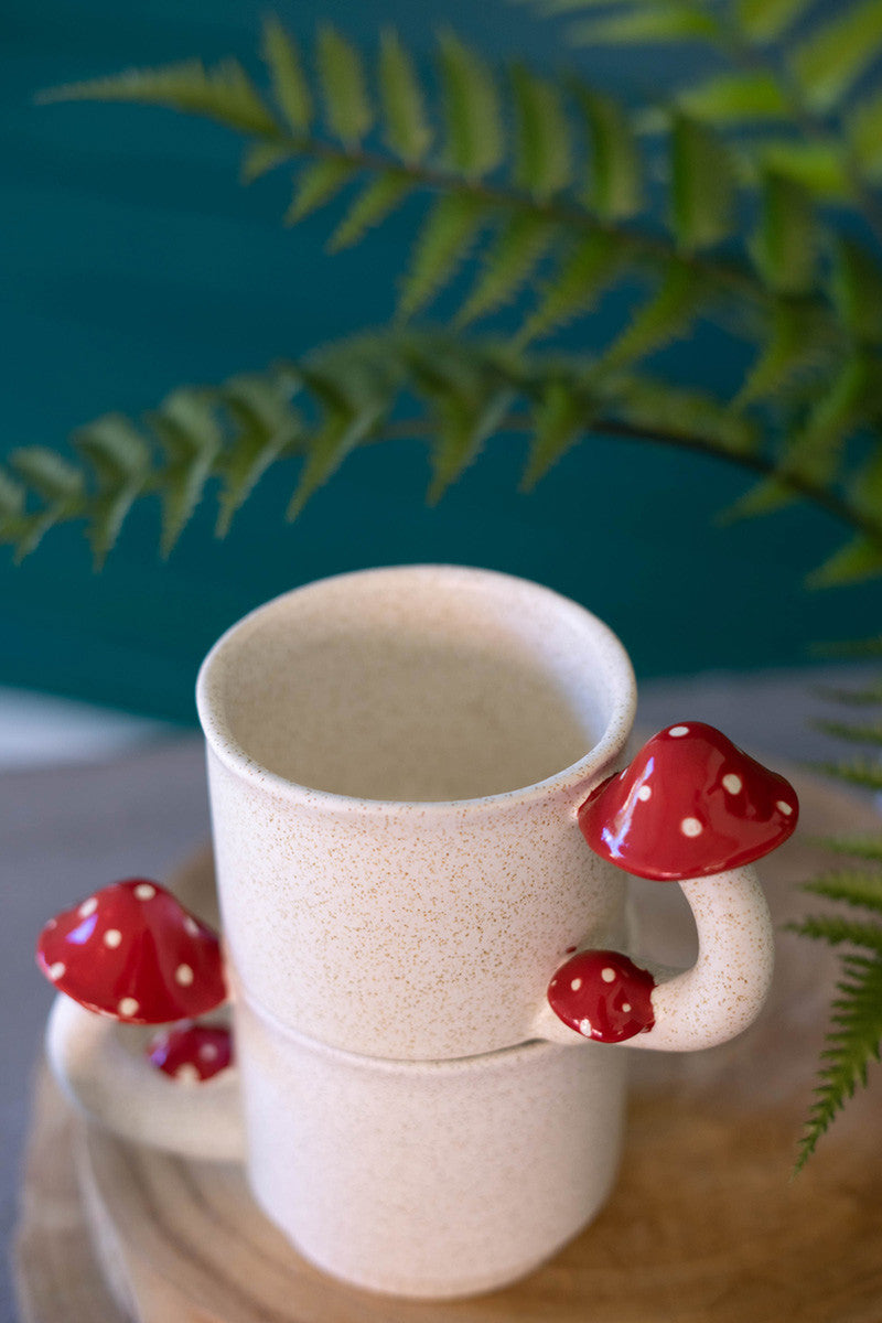 CERAMIC MUG - MUSHROOM