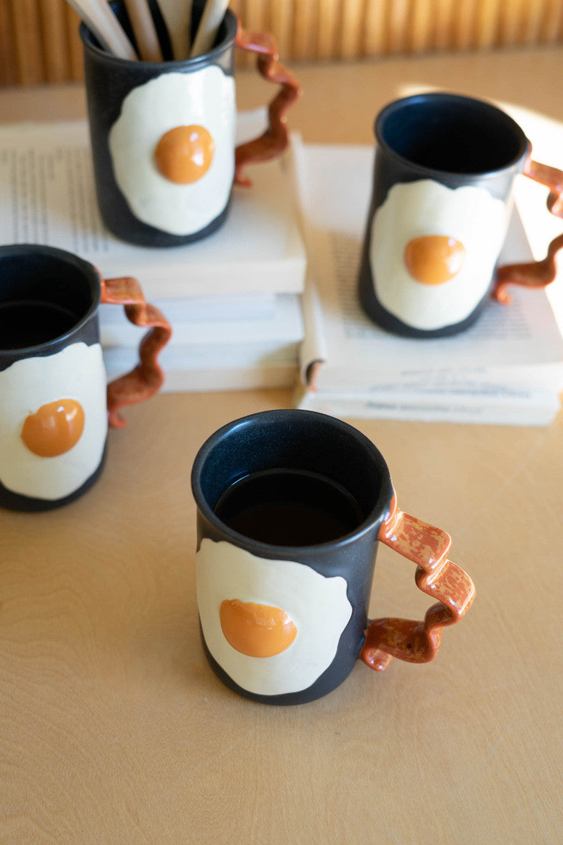 CERAMIC MUG - BACON AN EGGS