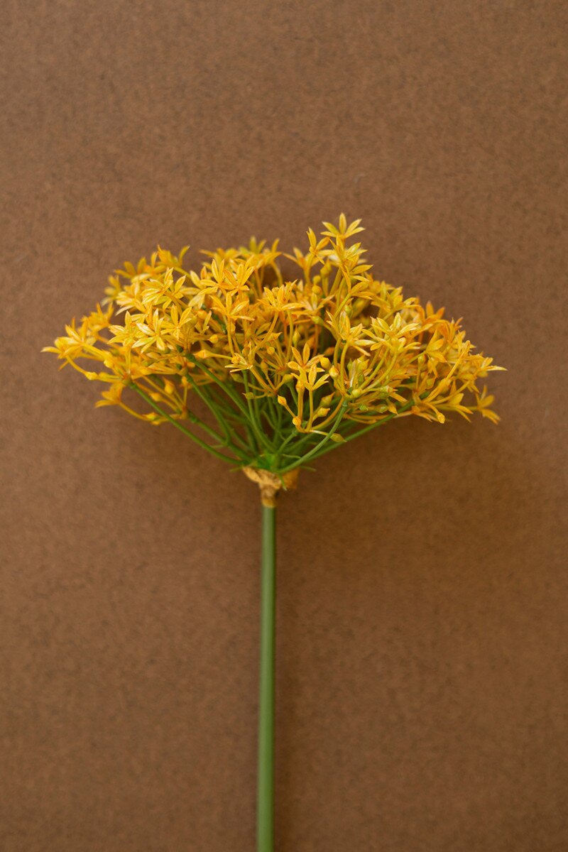 Artificial Yellow Scallion Flower