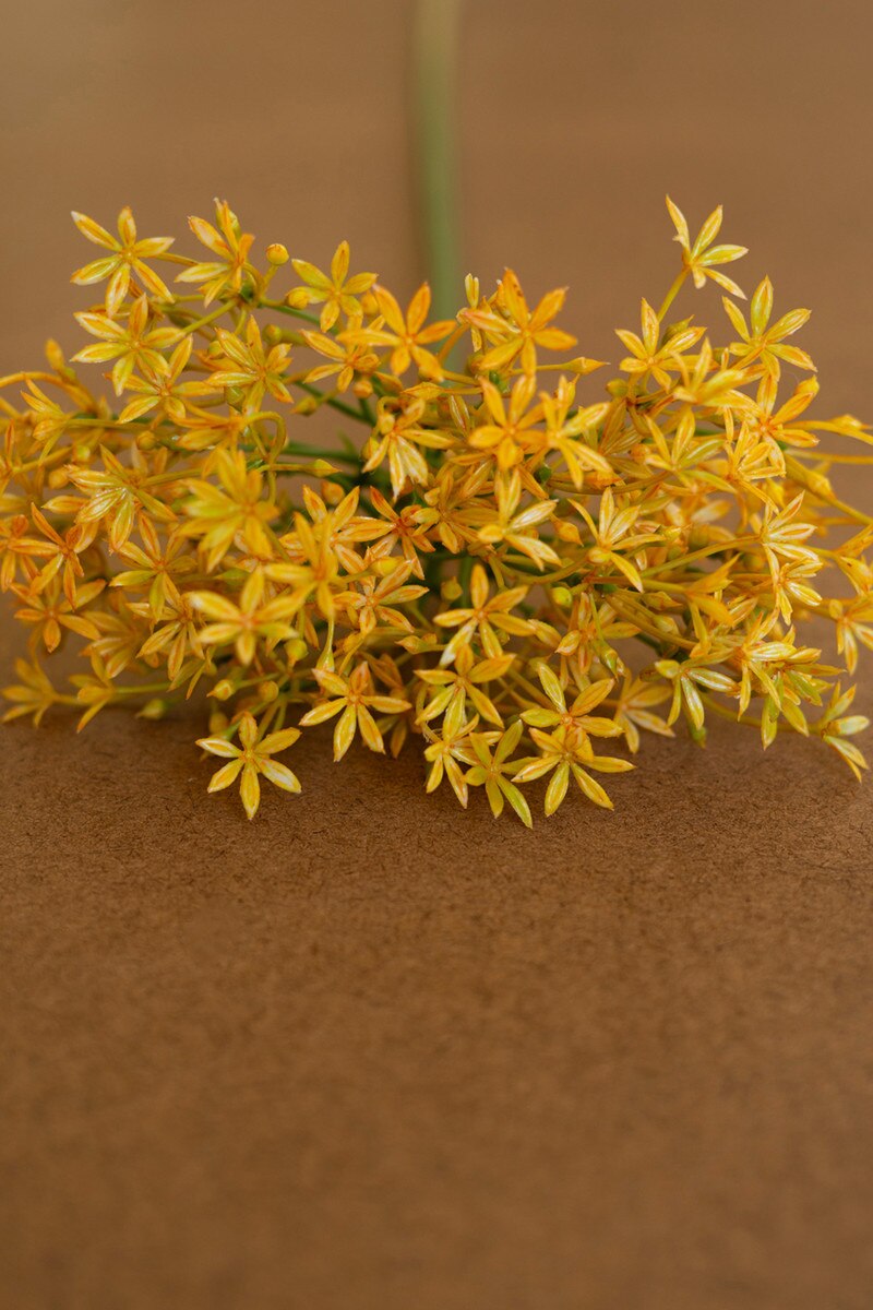 Artificial Yellow Scallion Flower