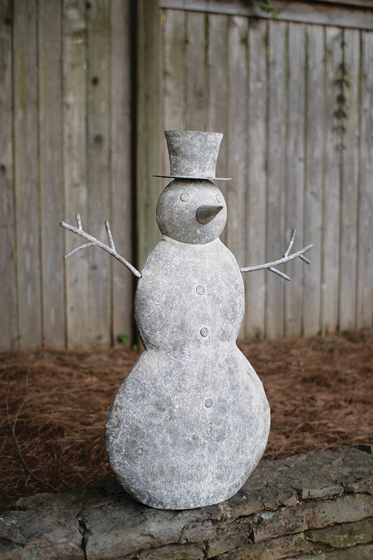 METAL SNOWMAN