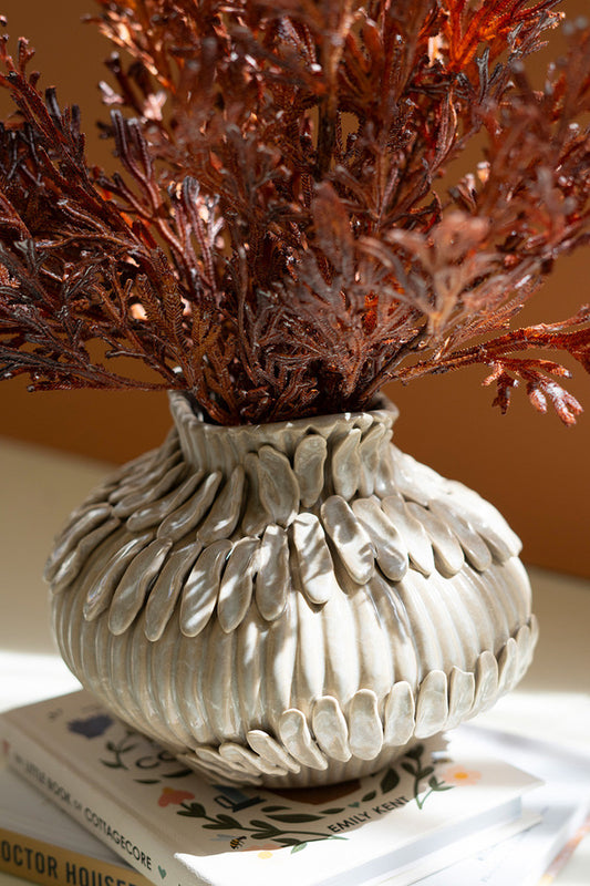 Ceramic Feather Vase