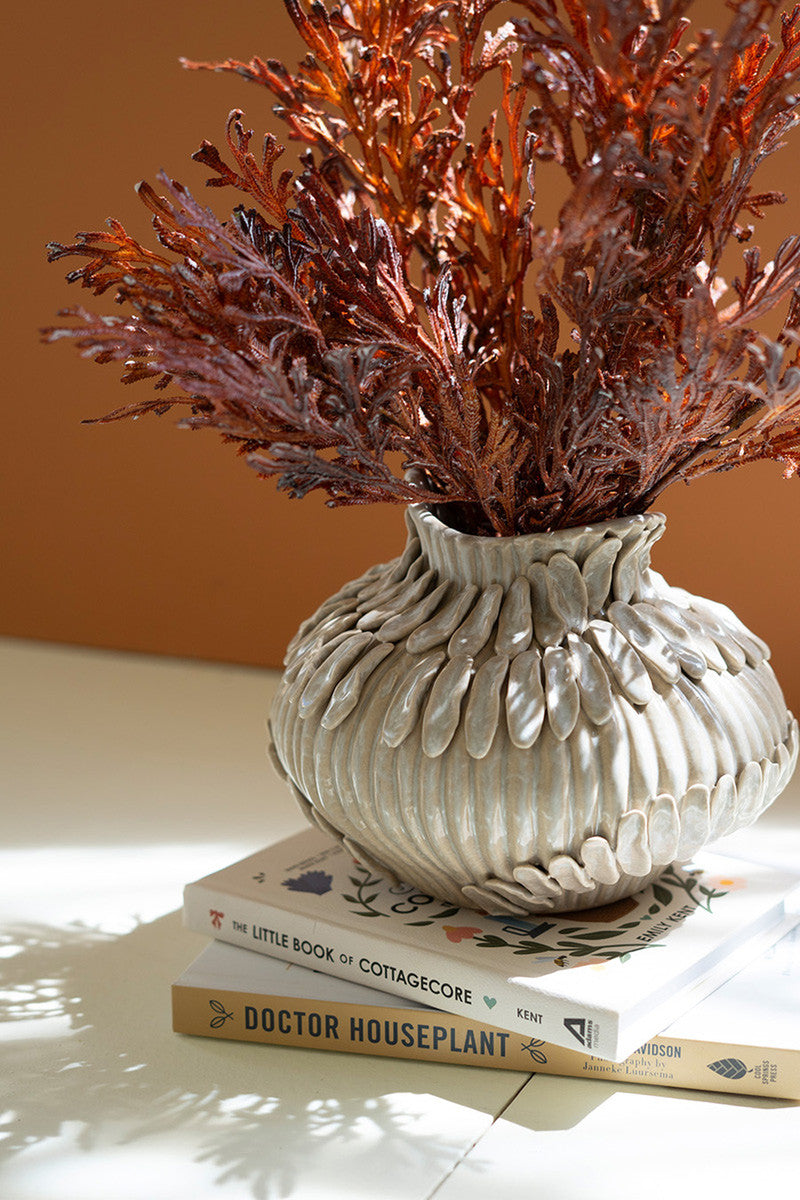 Ceramic Feather Vase