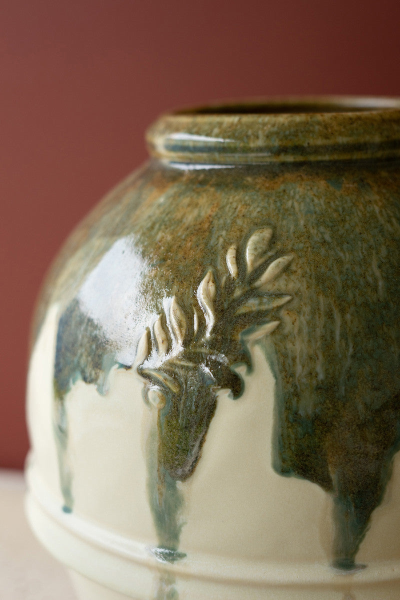 Ceramic Olive Vase