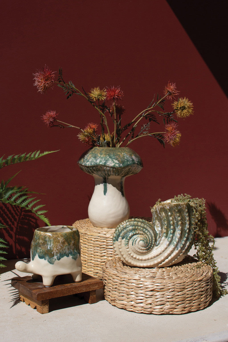 Ceramic Turtle Vase