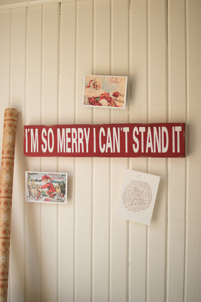 IM SO MERRY CHRISTMAS SIGN