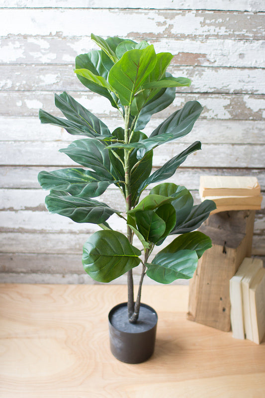 ARTIFICIAL POTTED FIDDLE LEAF FIG