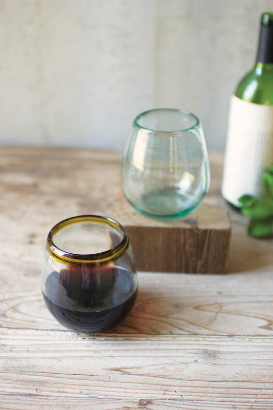STEMLESS WINE GLASS (2 Color Options)