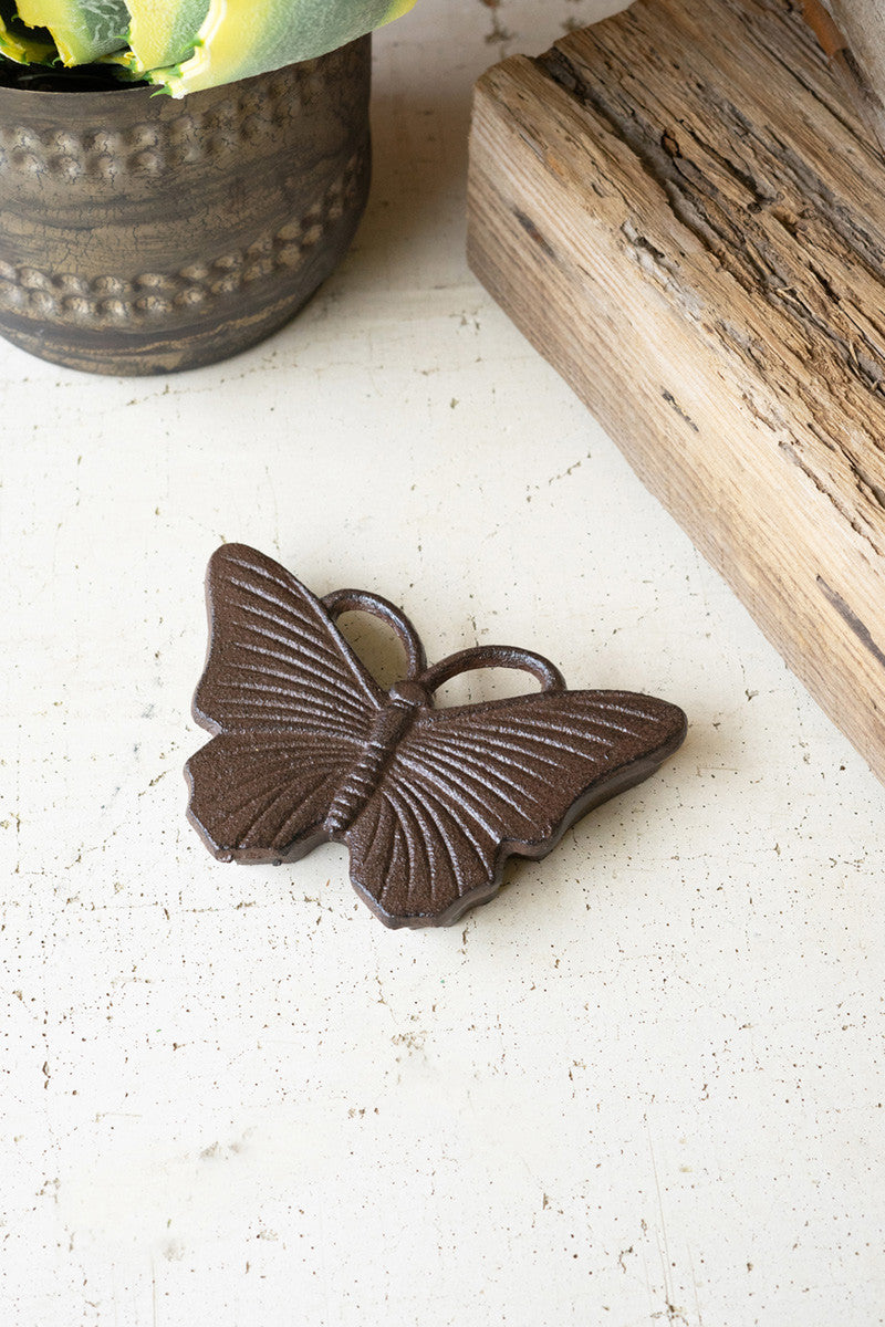 Cast Iron Butterfly Hide-A-Key