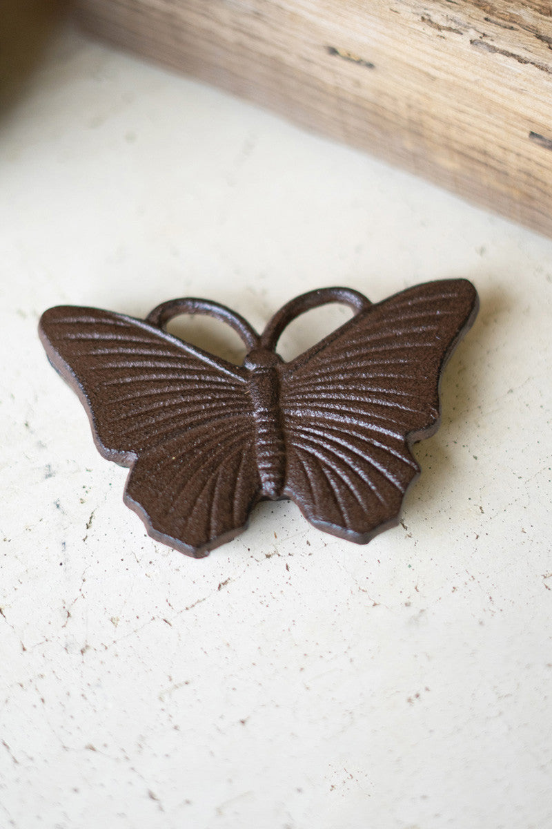 Cast Iron Butterfly Hide-A-Key