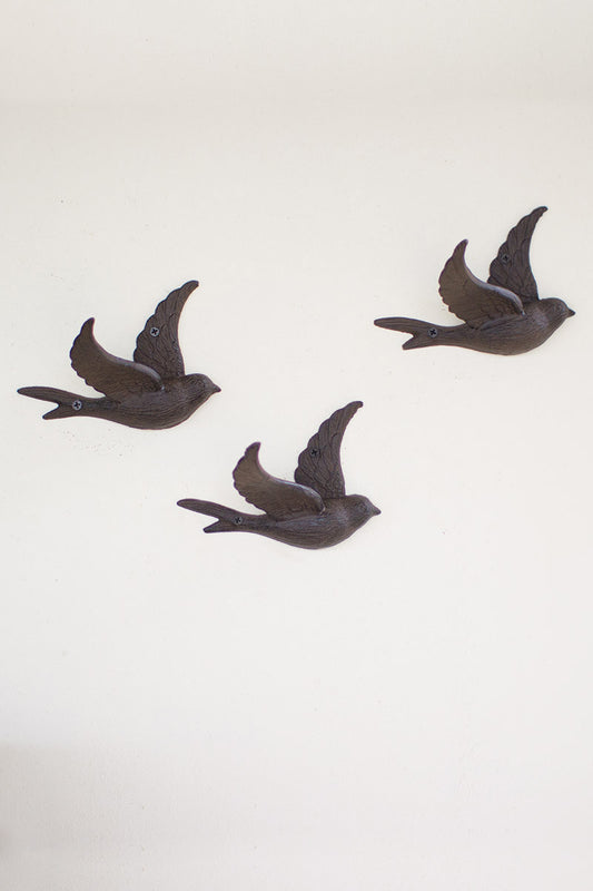 CAST IRON FLYING BIRD WALL HOOK