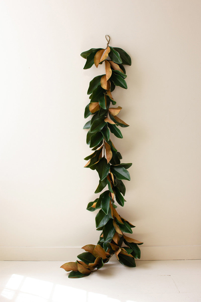 Artificial Magnolia Leaf Garland