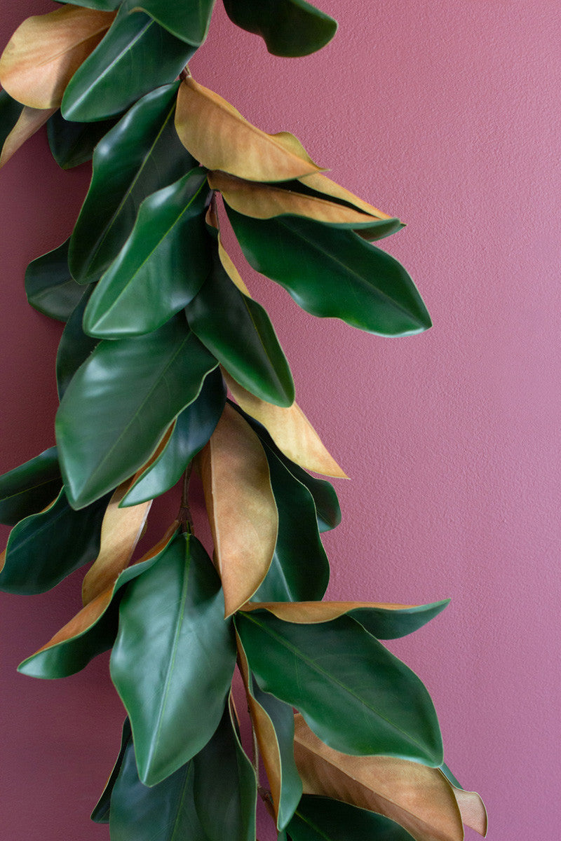 Artificial Magnolia Leaf Garland