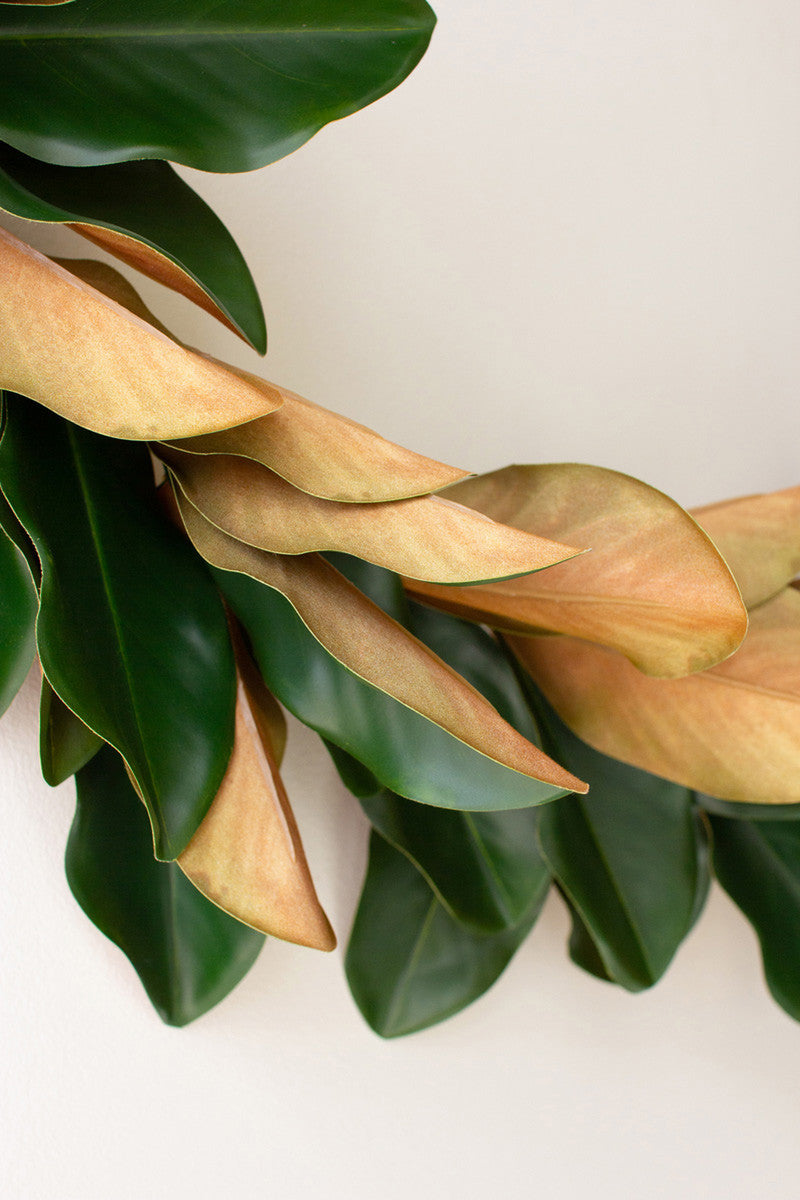 Artificial Magnolia Leaf Garland