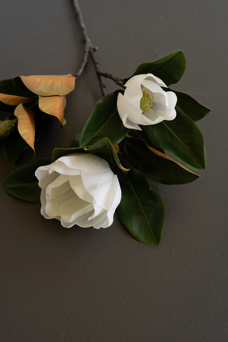 Artificial Magnolia with Blooms Spray