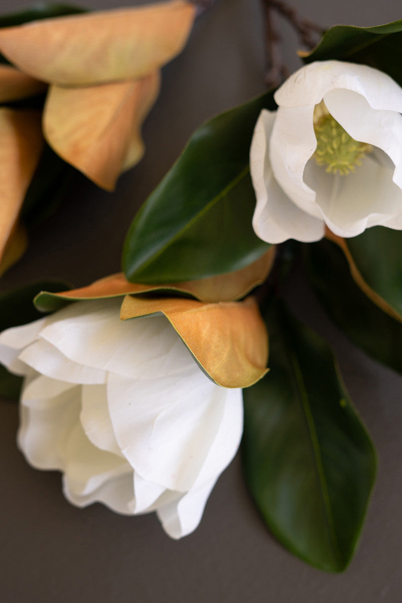 Artificial Magnolia with Blooms Spray