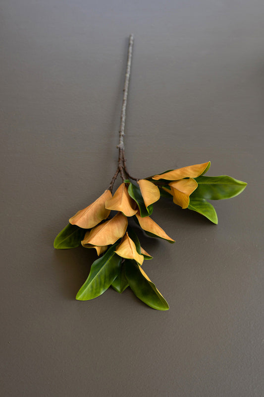 Artificial Magnolia Leaves Spray