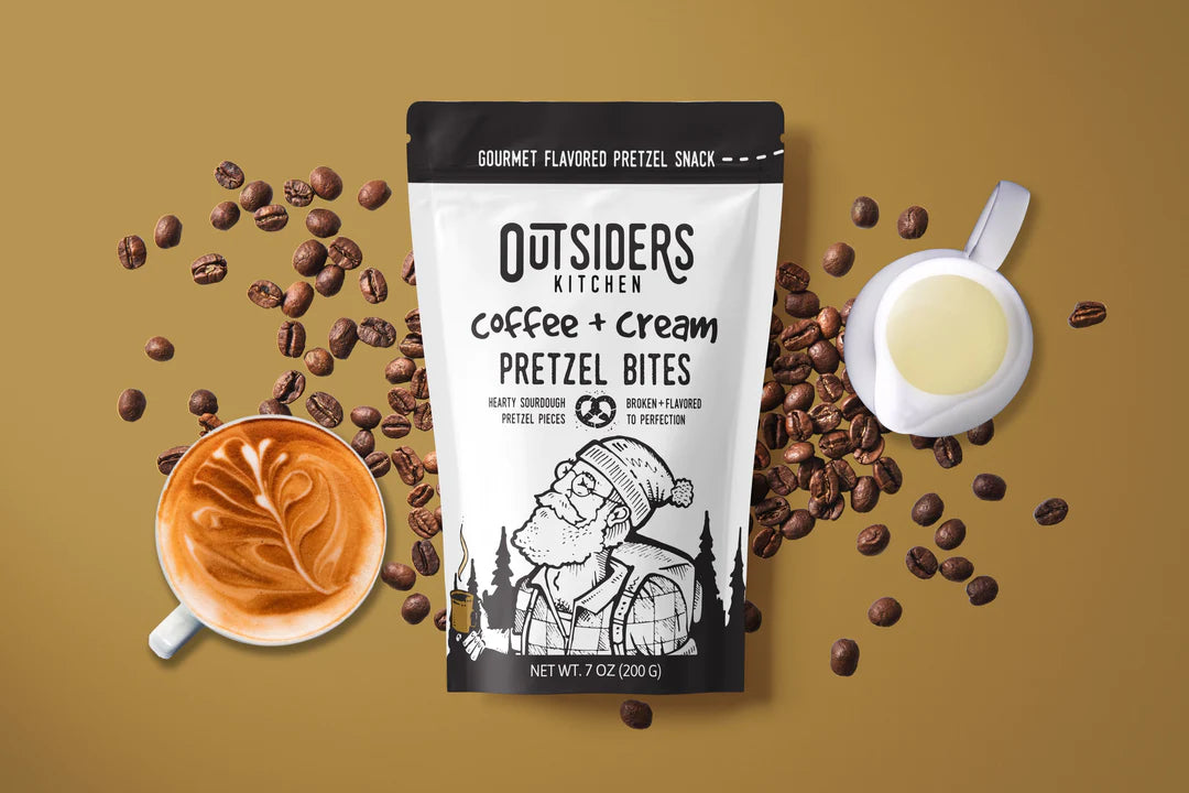 Coffee and Cream Pretzel Bites