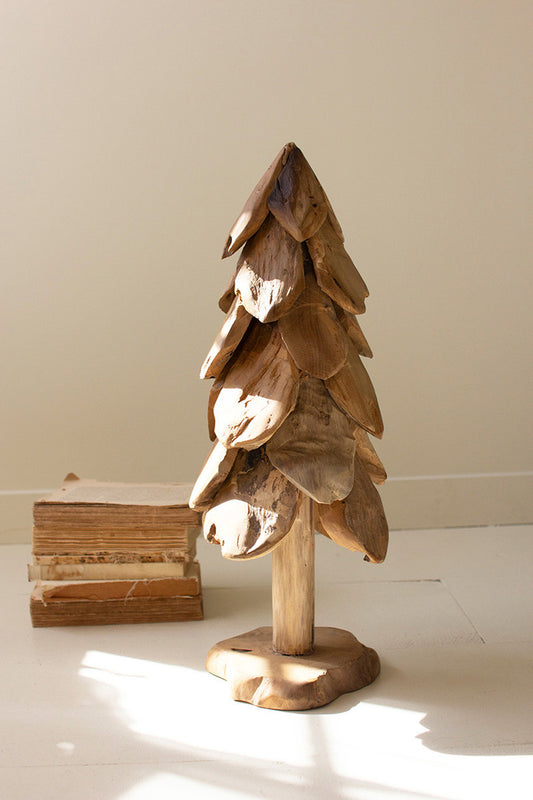 Rustic Teak Christmas Tree- Two size options