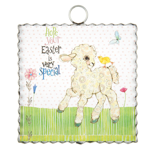 Mini Easter Lamb Print