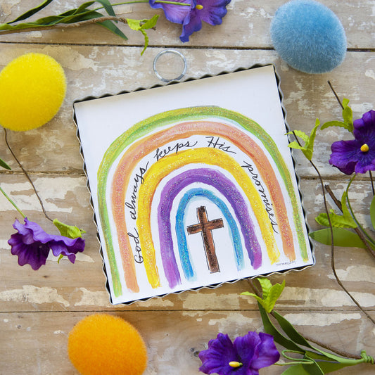 Mini "God's Promise" Rainbow Print