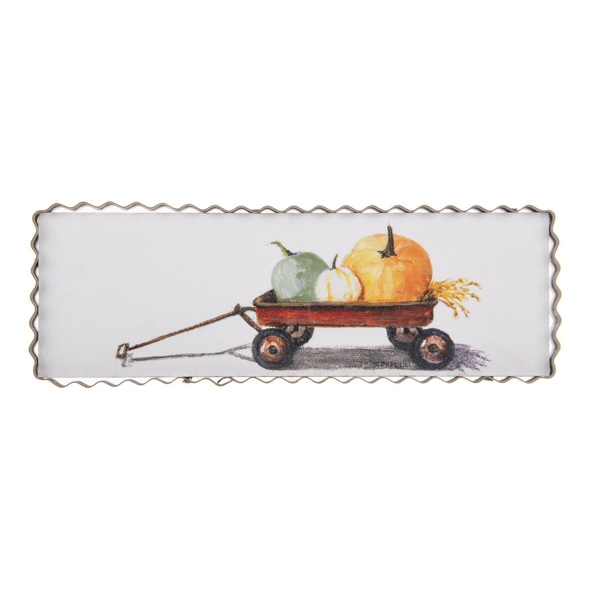 Wagon of Pumpkins Print