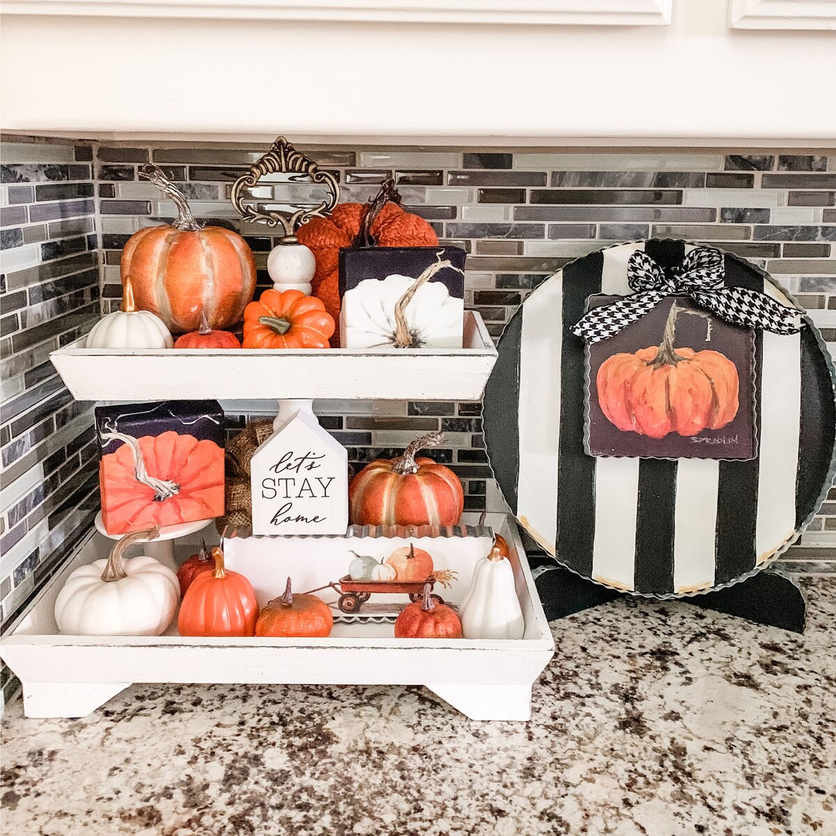 Wagon of Pumpkins Print