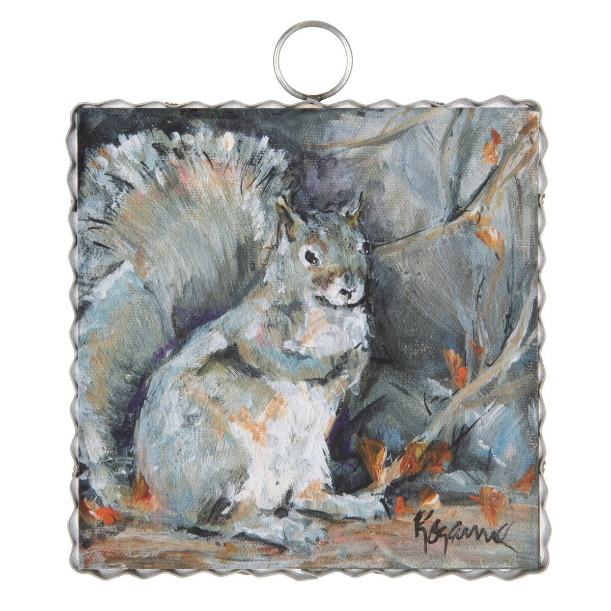 Mini Fall Squirrel Print