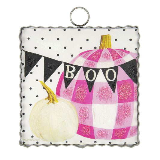 Mini Boo Banner Pumpkin Print