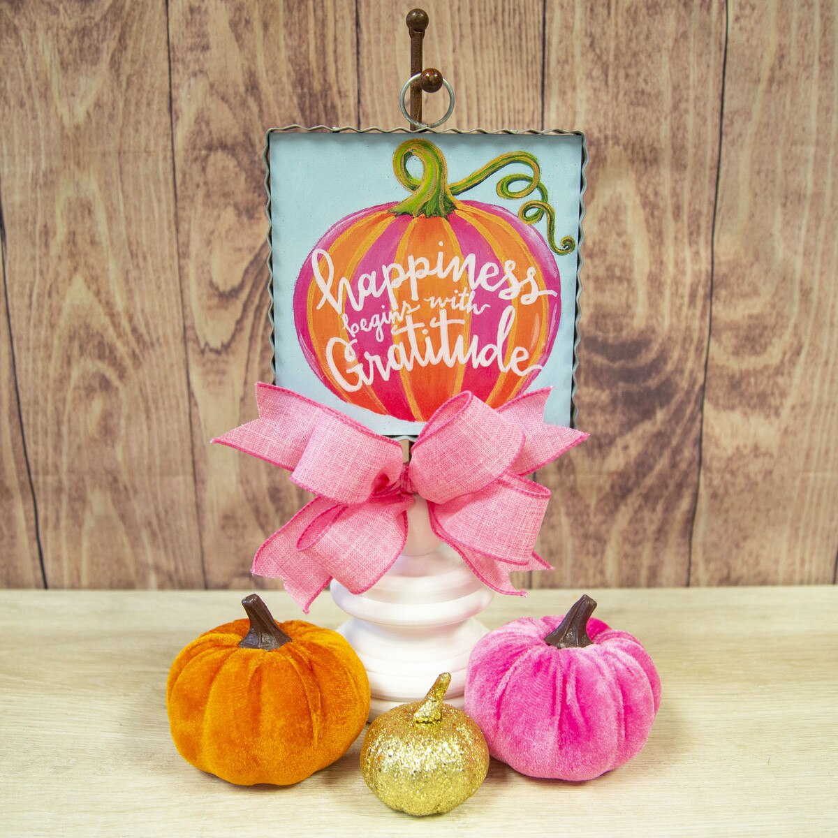 Mini Happiness & Gratitude Pumpkin Print