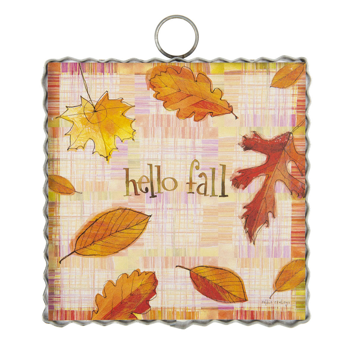 Mini "Hello Fall" Leaves Print