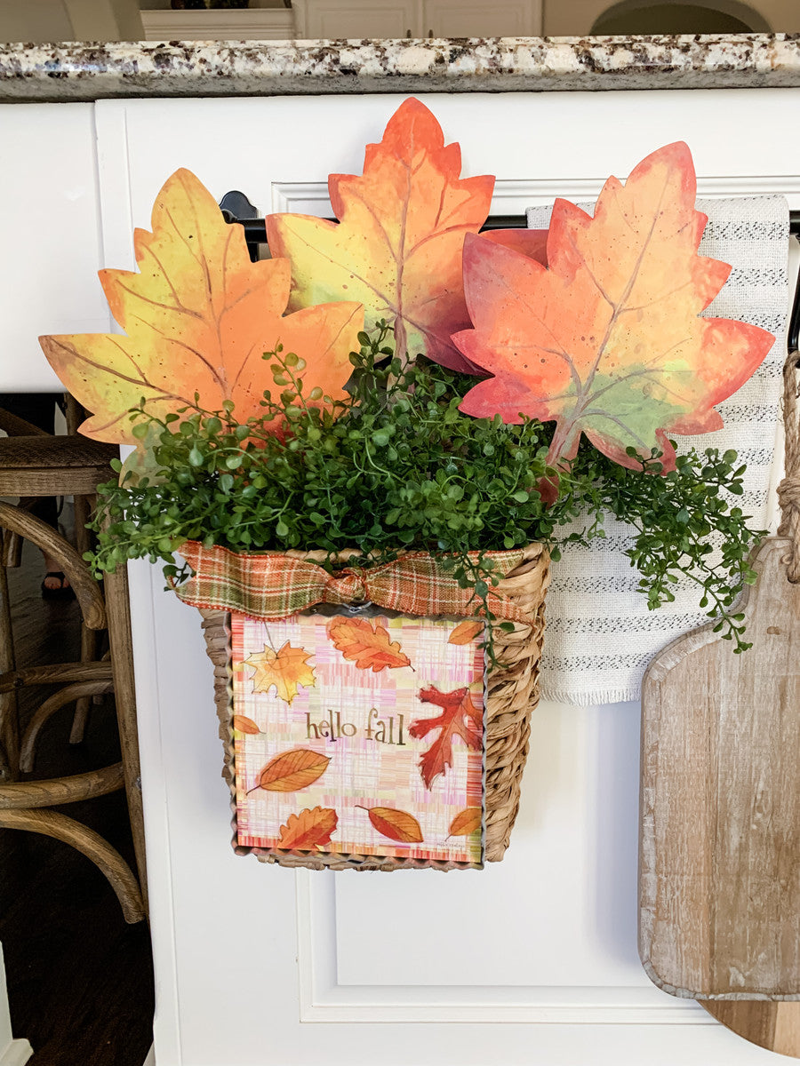 Mini "Hello Fall" Leaves Print