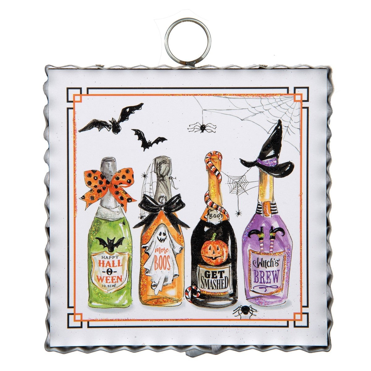 Mini Spooky Wine Print