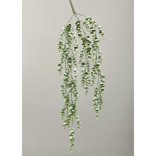 Faux Weeping Eucalyptus Bush - Gray