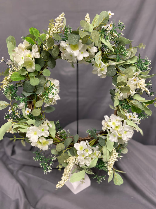 Hydrangea Berry Wreath