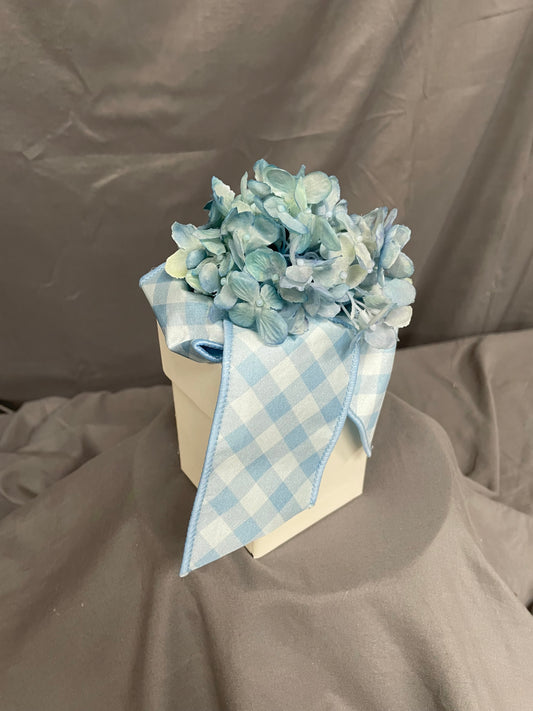 Blue Hydrangea Flower Box