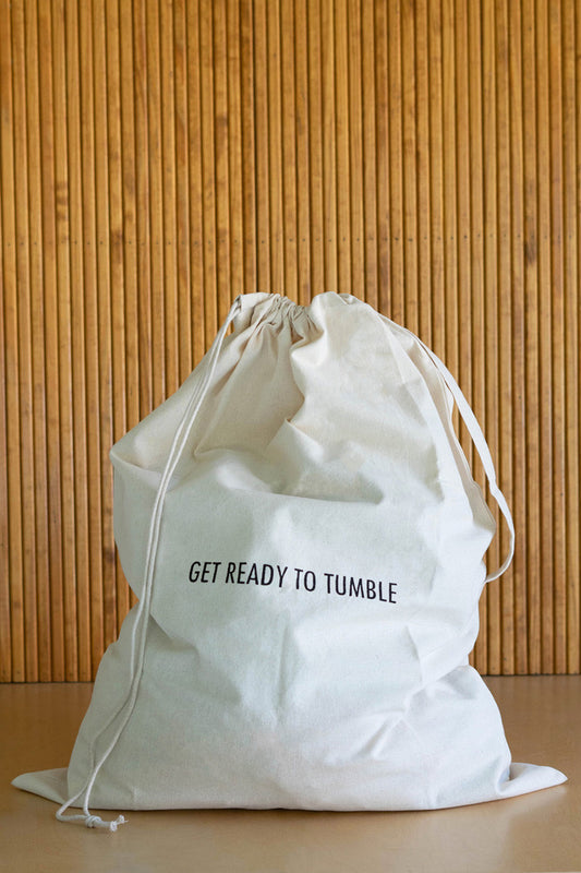 SET OF THREE LAUNDRY BAGS WITH SAYINGS