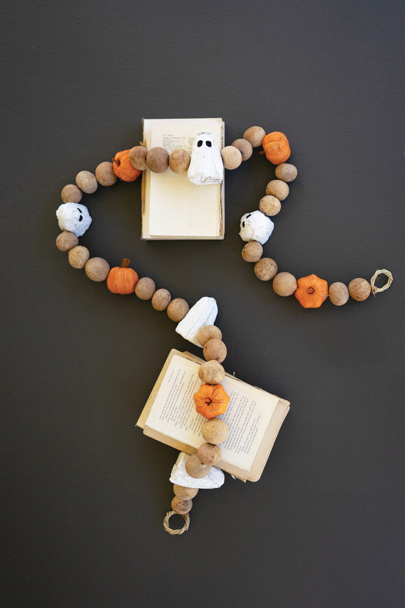 Gourd, Ghost and Pumpkin Garland