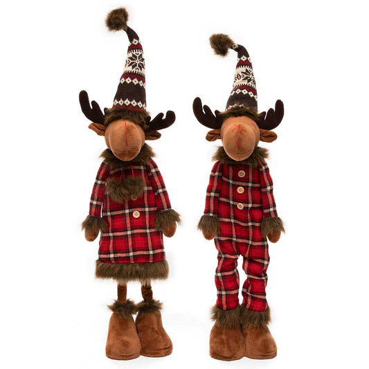 MAX AND MACY MOOSE GNOME COUPLE